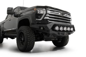 Chevrolet Silverado 2500 Front Bumper - Addictive Desert Designs - Bomber HD - Hammer Black - `24-`27 Chevrolet Silverado 2500 Front Bumper - Addictive Desert Designs - Bomber HD - Hammer Black - `24-`27